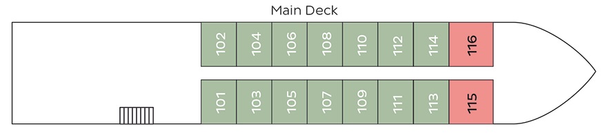 Mekong Prestige II - Main Deck
