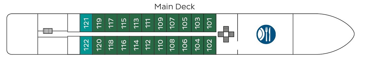 Thurgau Saxonia - Main Deck