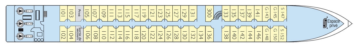 MS Michelangelo - Main Deck