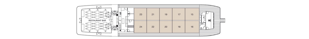 RV Indochine - Upper Deck