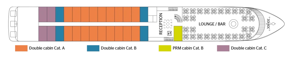 MS L'Europe - Middle Deck