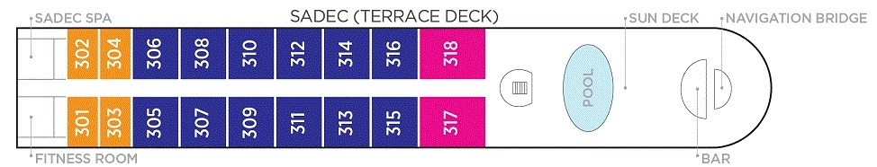 AmaDara - Sadec (Sun) Deck
