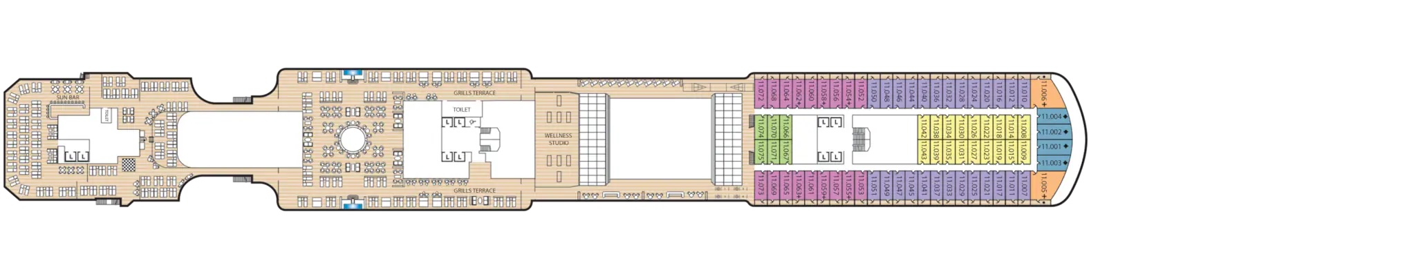 Queen Anne - Deck 11