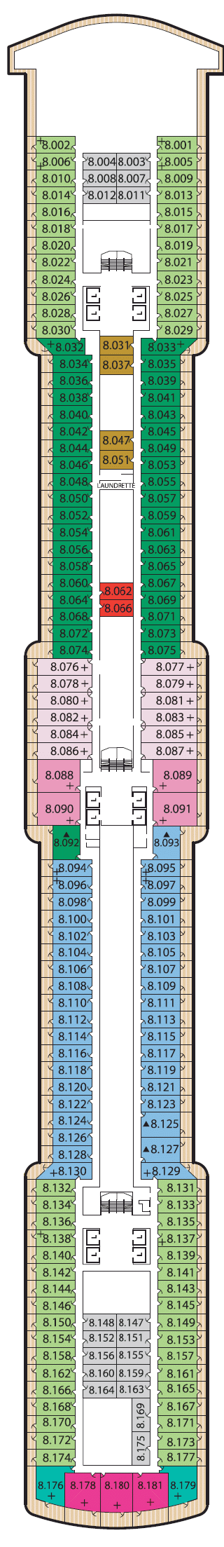 Queen Elizabeth - Deck 8