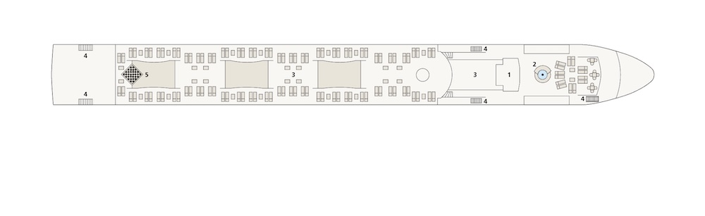 A-Rosa Clea - Deck 4 (Sun Deck)