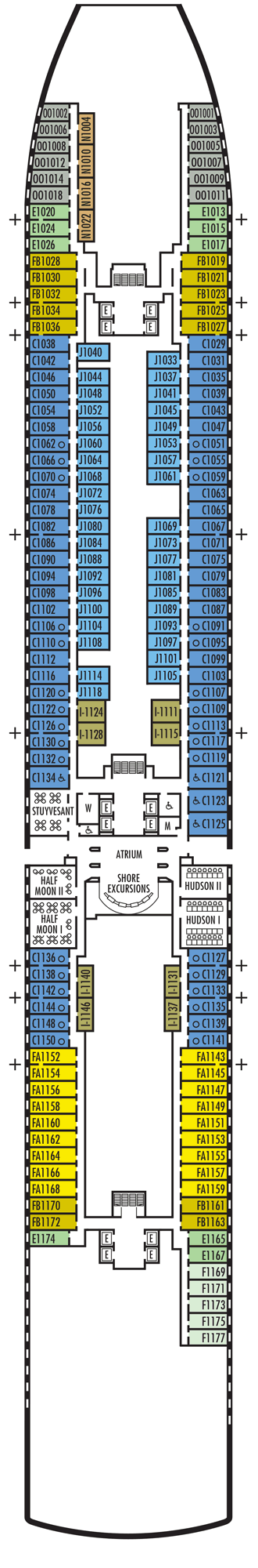 Koningsdam - Main Deck