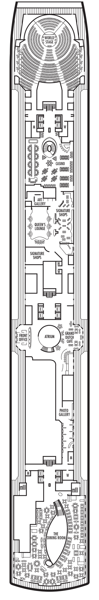 Koningsdam - Promenade Deck