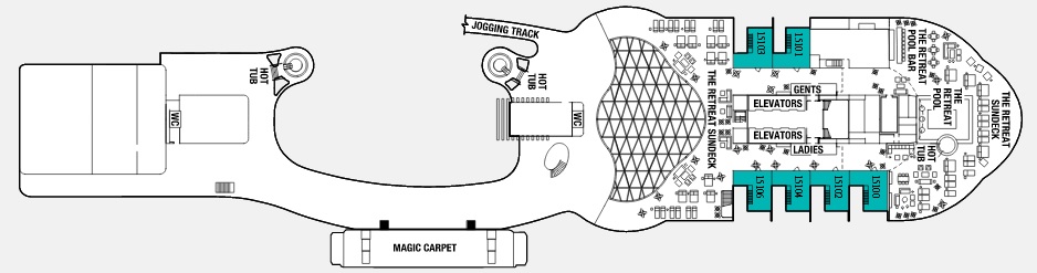 Celebrity Apex - Deck 16