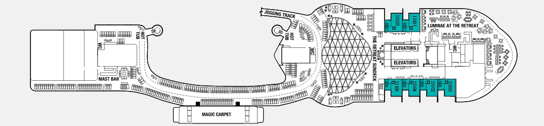 Celebrity Ascent - Deck 16