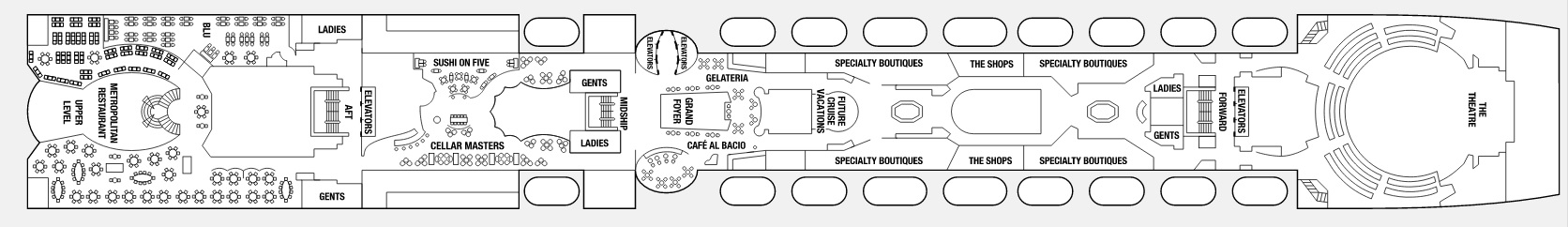 Celebrity Millennium - Deck 5