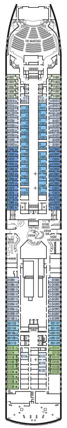 Eurodam - Main Deck