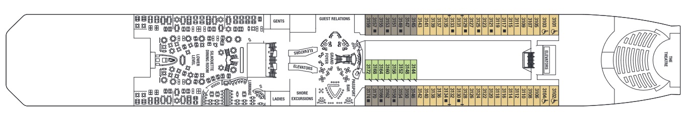 Celebrity Equinox - Deck 3