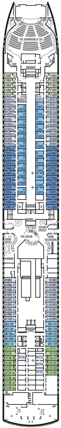 Nieuw Amsterdam - Main Deck