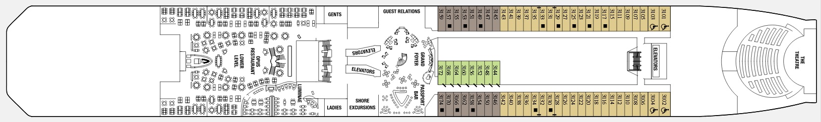 Celebrity Reflection - Deck 03