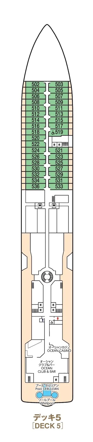 MITSUI OCEAN SAKURA - Deck 5