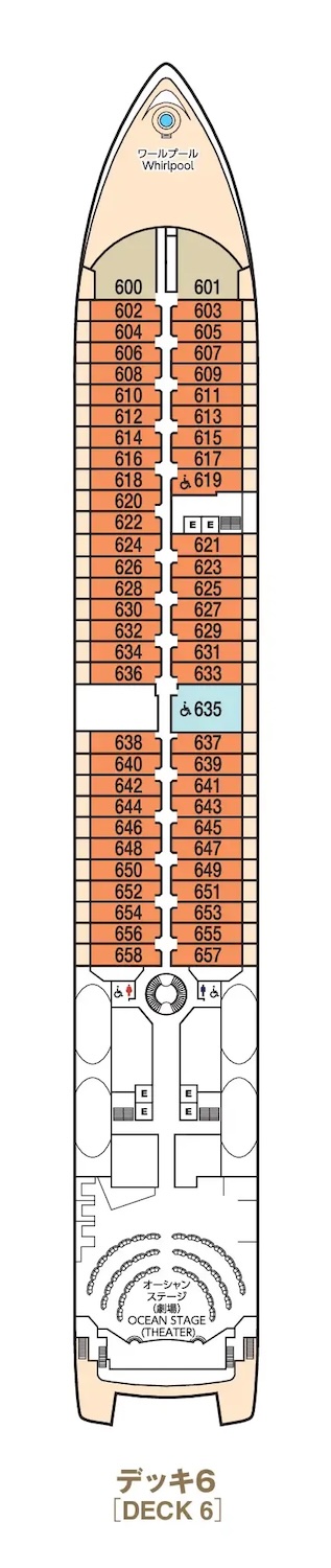 MITSUI OCEAN SAKURA - Deck 6