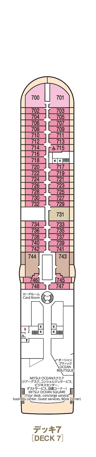 MITSUI OCEAN SAKURA - Deck 7