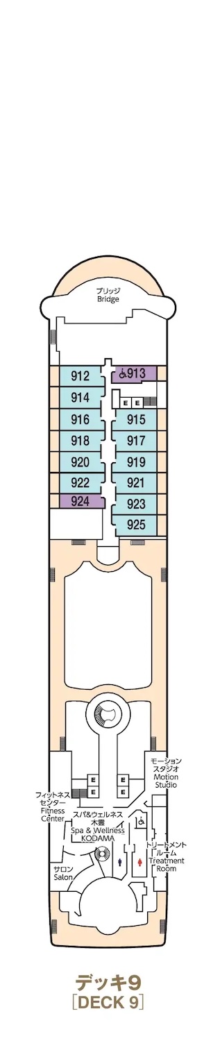 MITSUI OCEAN SAKURA - Deck 9
