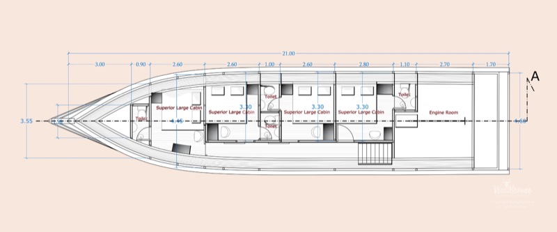 The Spirit of Kalimantan - Floorplan